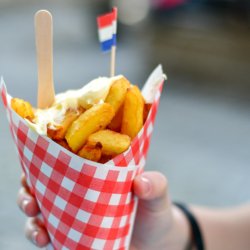 Tussendoortje tijdens fietsvakantie hollandse waterschap