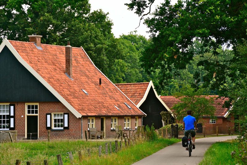 Twente textiel fietsen